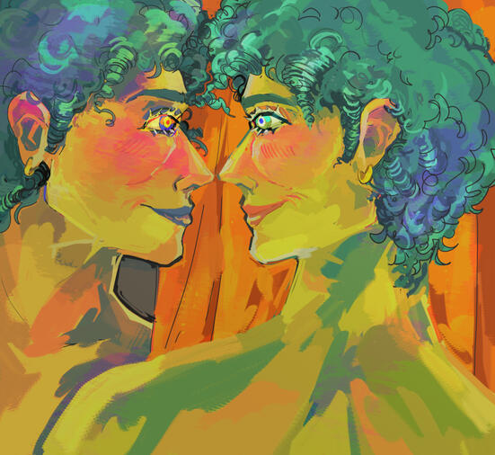 "... Afternoon TO YOU", 18x20 Digital Painting